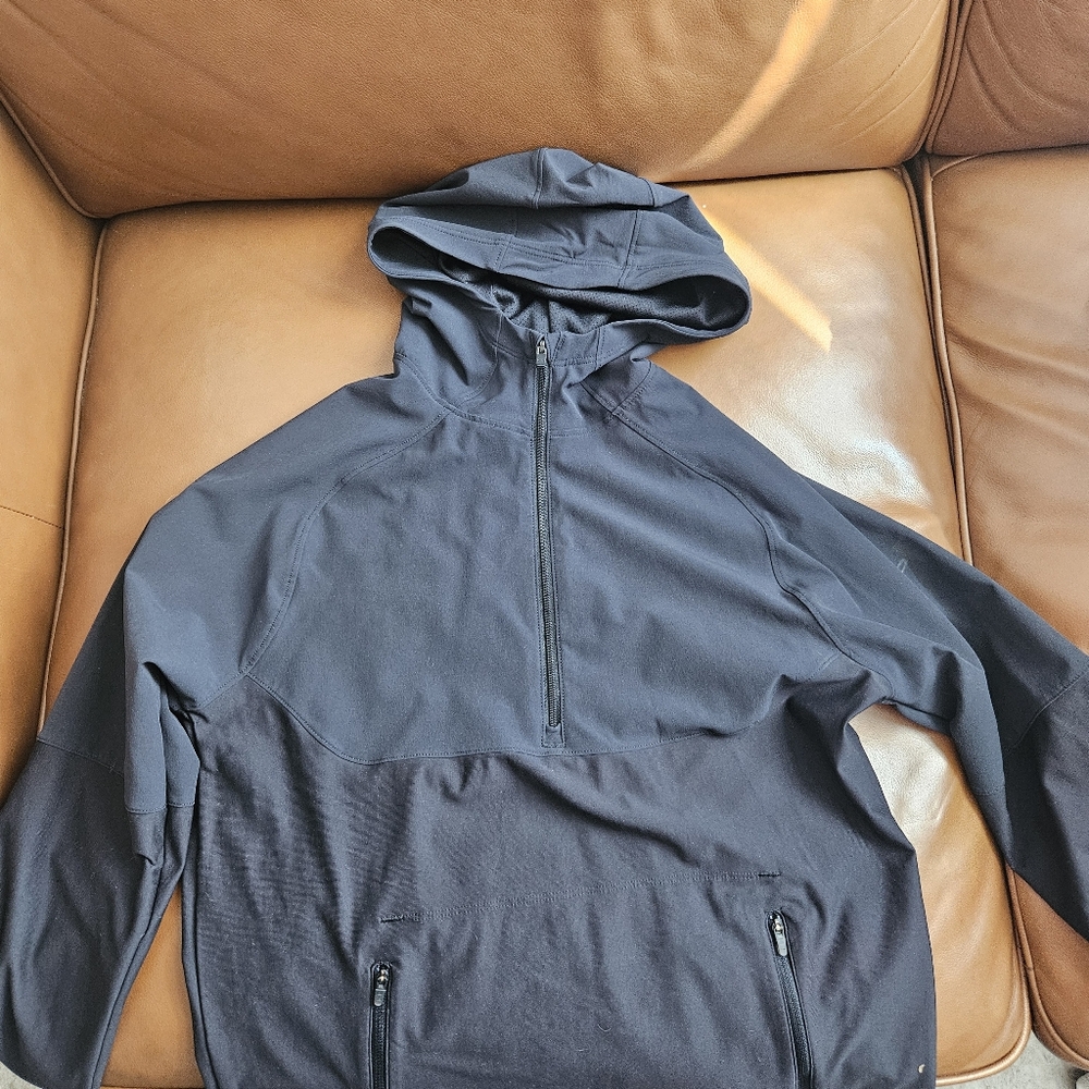 Black Half-Zip Hoodie